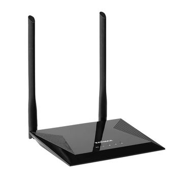 BR-6428NS V5 4-in-1 n300 wi-fi router, access point, range extender, wi-fi bridge & wisp zwart Product foto